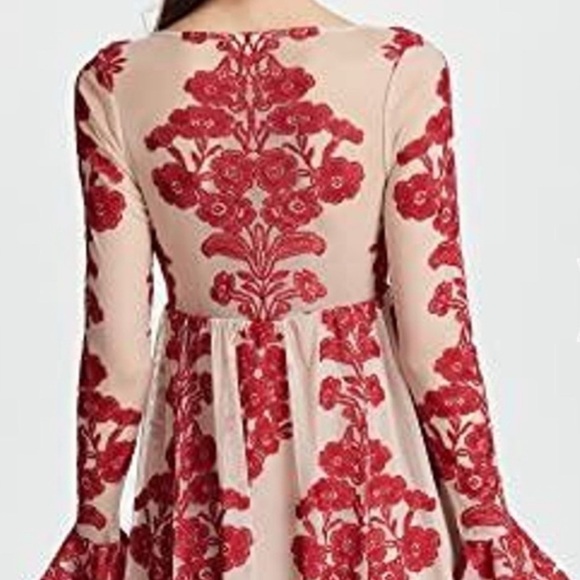 For Love And Lemon Temecula Embroidered Mini Dress Size XS - Picture 3 of 10